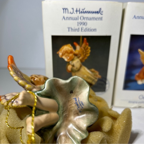 Hummel Annual Ornament 90׳s Lot Of 3 Peace On Earth~Vierte Auflage~Sweet Treats - Picture 6 of 10
